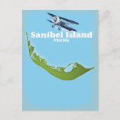 Sanibel Island Florida kaart (Voorkant)