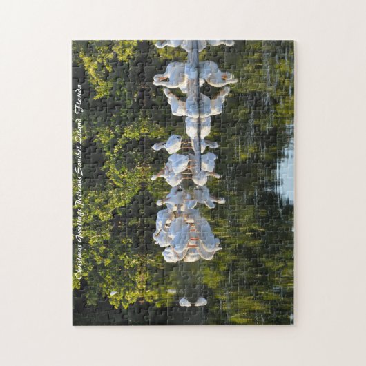Sanibel Island Florida. kerstcadeautjes Legpuzzel (Verticaal)