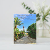 Sanibel Island Florida Lighthouse Beacon of Hope Briefkaart (Staand voorkant)