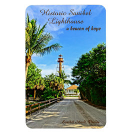 Sanibel Island Florida Lighthouse Beacon of Hope Magneet