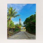 Sanibel Island Florida Lighthouse Golfkust Legpuzzel (Verticaal)