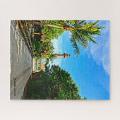 Sanibel Island Florida Lighthouse Golfkust Legpuzzel (Horizontaal)