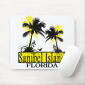 Sanibel Island Florida palm tree mousepad Muismat (Met muis)