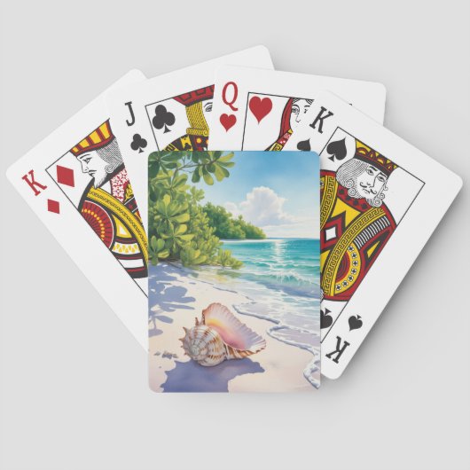 Sanibel Island Florida Pokerkaarten (Achterkant)