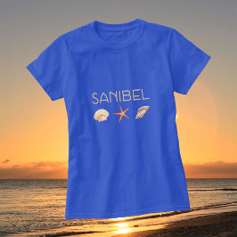 Sanibel Island Florida seizoenshells T-shirt