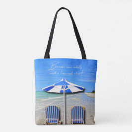 Sanibel Island Florida Strand Volwassenen Time-Out Tote Bag