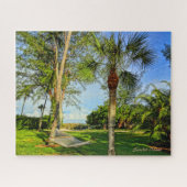 Sanibel Island Florida Tropical Hammock Palm Trees Legpuzzel (Horizontaal)
