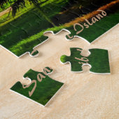 Sanibel Island Florida Tropical Hammock Palm Trees Legpuzzel (Zijkant)