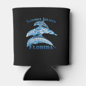 Sanibel Island Florida Vacation Tribal Dolphins Blikjeskoeler (Achterkant)