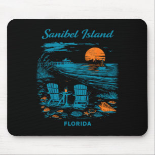 Sanibel Island Florida Vintage Reis Scenisch Muismat