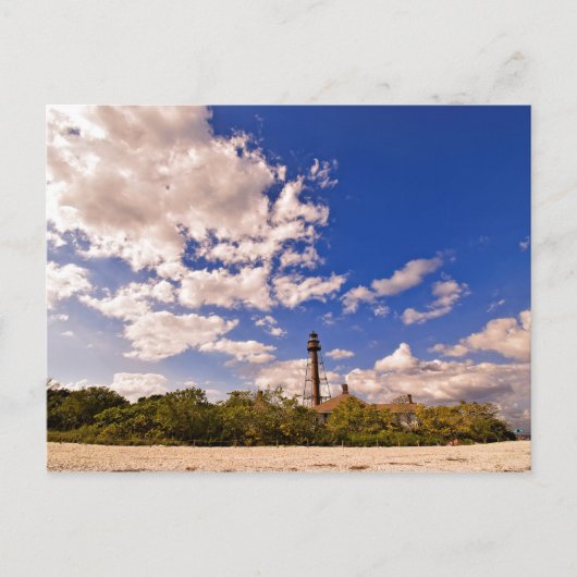 Sanibel Island, Florida - vuurtoren Briefkaart (Voorkant)