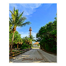 Sanibel Island Florida Vuurtoren Printable Art