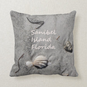 Sanibel Island Florida zandschelpen Kussen
