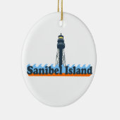 Sanibel Island Keramisch Ornament (Rechts)