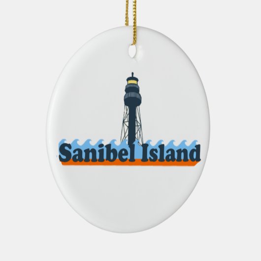 Sanibel Island Keramisch Ornament (Rechts)