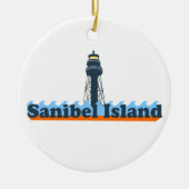Sanibel Island Keramisch Ornament (Voorkant)