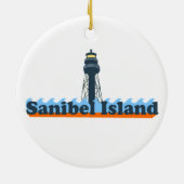 Sanibel Island Keramisch Ornament (Achterkant)
