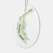 Sanibel Island Keramisch Ornament (Links)