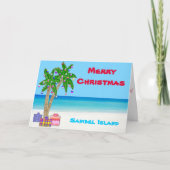 Sanibel Island Kerst Kaarten, ook! Feestdagen Kaart (Voorkant)