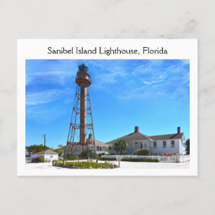 Sanibel Island Lighthouse, Florida Briefkaart