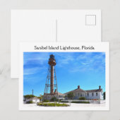 Sanibel Island Lighthouse, Florida Briefkaart (Voorkant / Achterkant)