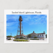 Sanibel Island Lighthouse, Florida Briefkaart (Voorkant)