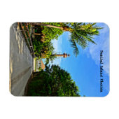 Sanibel Island Lighthouse Florida Golfkust Magneet (Horizontaal)