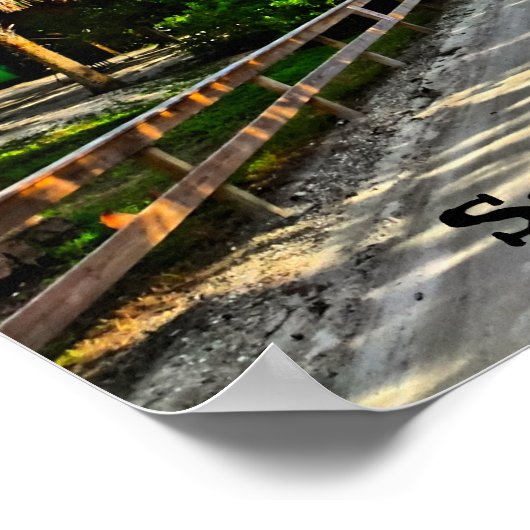 Sanibel Island Lighthouse Florida Golfkust Poster (Hoek)