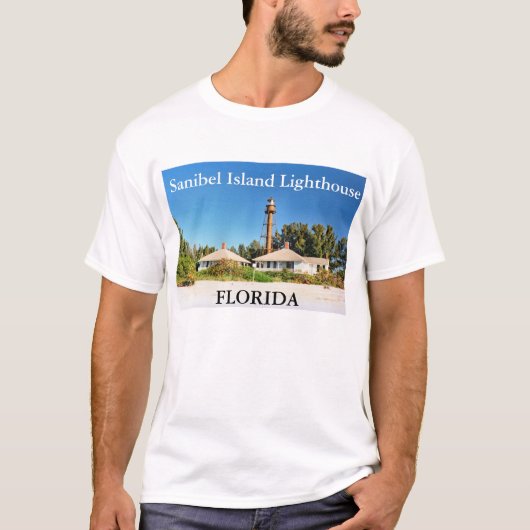 Sanibel Island Lighthouse, Florida T-Shirt (Voorkant)