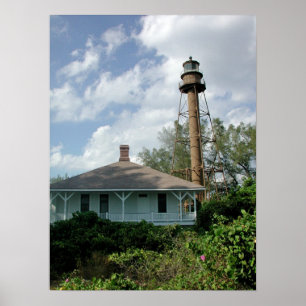 Sanibel Island Lighthouse Poster