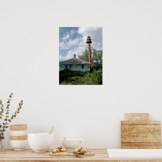 Sanibel Island Lighthouse Poster (Keuken)
