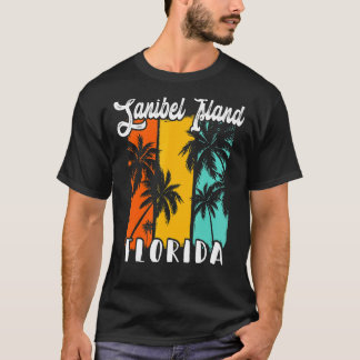 Sanibel Island Palm Trees Beach T-shirt