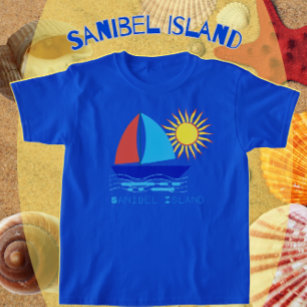 Sanibel Island Sailboat and Sunshine Vacation T-Sh T-shirt