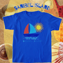 Sanibel Island Sailboat and Sunshine Vacation T-Sh