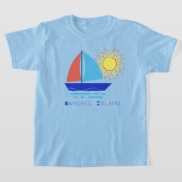 Sanibel Island Sailboat and Sunshine Vacation T-shirt