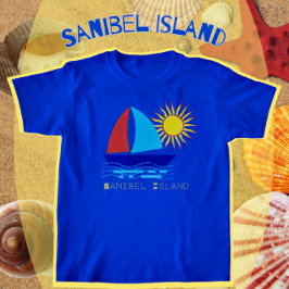 Sanibel Island Sailboat and Sunshine Vacation T-shirt