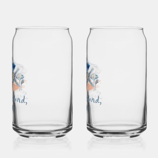 Sanibel Island Seashells Blikvorm Glas (Links)