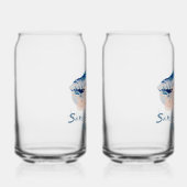 Sanibel Island Seashells Blikvorm Glas (Rechts)