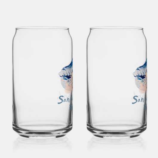 Sanibel Island Seashells Blikvorm Glas (Rechts)