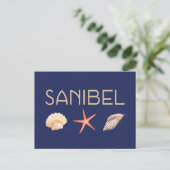 Sanibel Island Seashells Briefkaart (Staand voorkant)
