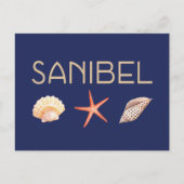 Sanibel Island Seashells Briefkaart (Voorkant)