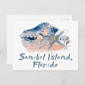 Sanibel Island Seashells Briefkaart (Voorkant / Achterkant)