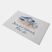 Sanibel Island Seashells Deurmat (Schuin)