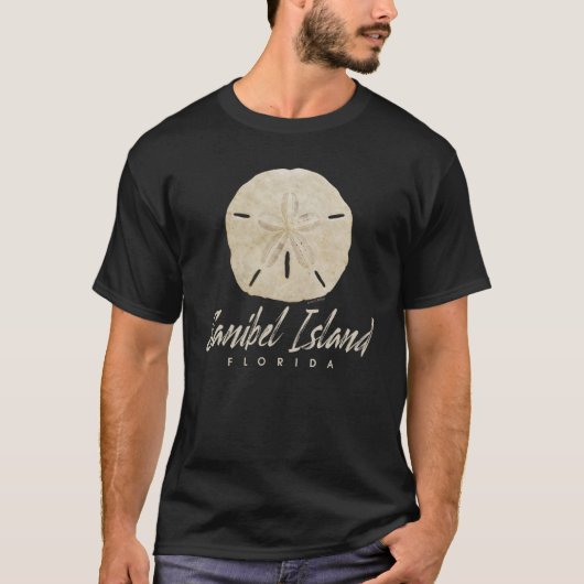 Sanibel Island Shelling Sand Dollar T-shirt (Voorkant)