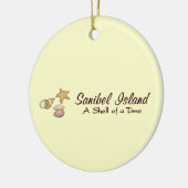Sanibel Island Shells Keramisch Ornament (Links)