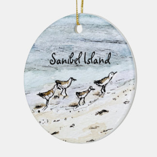 Sanibel Island souvenir Kerstornament Keramisch Ornament