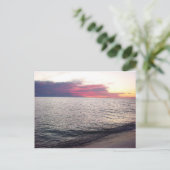 Sanibel Island Sunset Florida Beach Briefkaart (Staand voorkant)