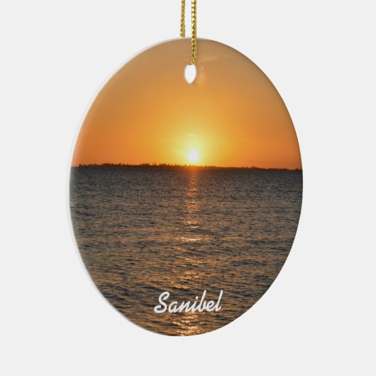 Sanibel Island Sunset Kerstmis Ornament (Rechts)