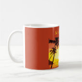 Sanibel Island Tropical Palm Tree Sunset Koffiemok (Links)