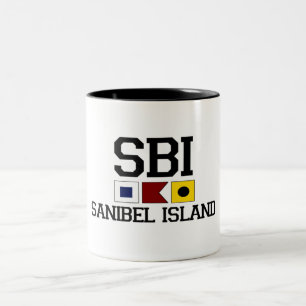 Sanibel Island Tweekleurige Koffiemok